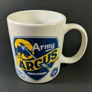 Army Argus Northrop White Coffee Mug Electronic System Division CCAC FSAC